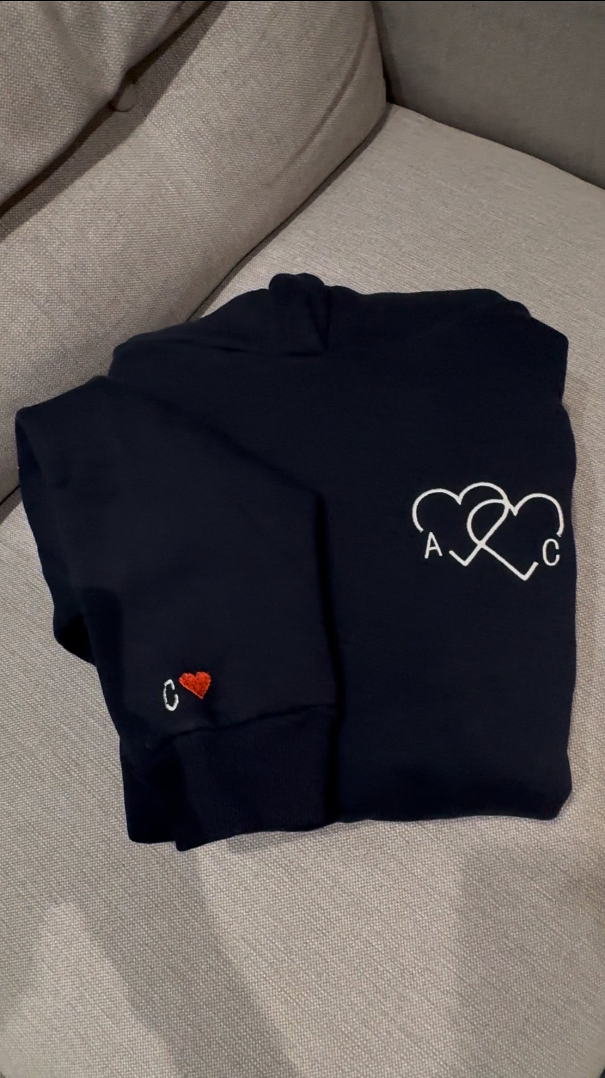 Hoodies avec 2 coeurs