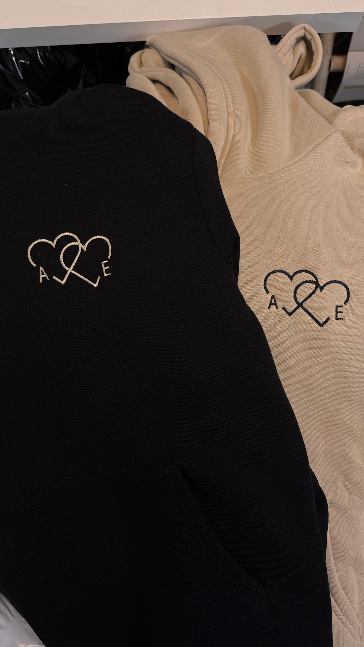 Hoodies avec 2 coeurs
